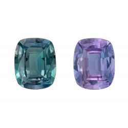 Alexandrite Cushion 0.35 carat Purple/Green Photo