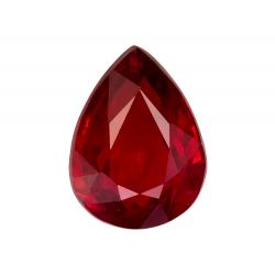 Ruby Pear 1.66 carat Red Photo