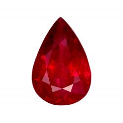 Ruby Pear 1.00 carat Red Photo