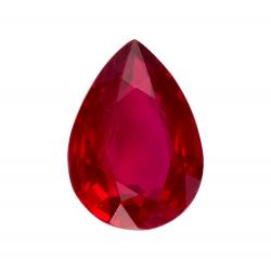 Ruby Pear 1.02 carat Red Photo