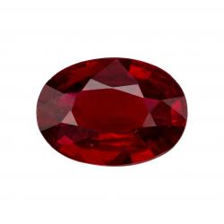 Ruby Oval 0.73 carat Red Photo