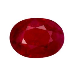 Ruby Oval 1.37 carat Red Photo