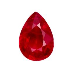 Ruby Pear 1.20 carat Red Photo