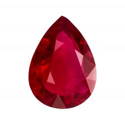 Ruby Pear 1.17 carat Red Photo