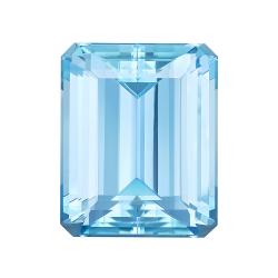 Aquamarine Emerald 8.78 carat Blue Photo