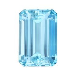 Aquamarine Emerald 11.46 carat Blue Photo