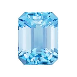 Aquamarine Emerald 1.50 carat Blue Photo