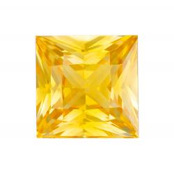 Sapphire Square 2.12 carat Yellow Photo
