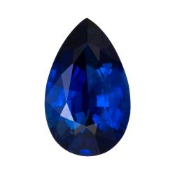 Sapphire Pear 0.97 carat Blue Photo