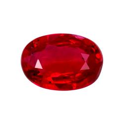 Ruby Oval 0.72 carat Red Photo