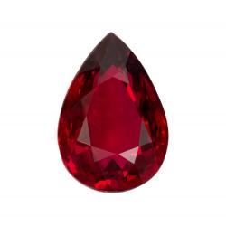 Ruby Pear 1.01 carat Red Photo