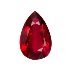 Ruby Pear 1.00 carat Red Photo