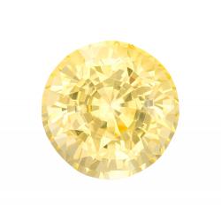 Sapphire Round 2.05 carat Yellow Photo