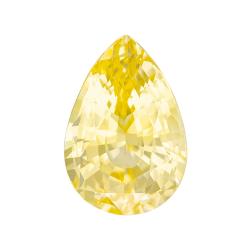 Sapphire Pear 2.09 carat Yellow Photo