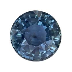 Sapphire Round 1.03 carat Blue Green Photo