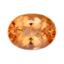 Topaz Oval 1.34 carat Pink Orange Photo