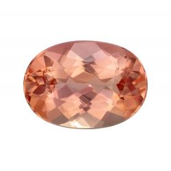 Topaz Oval 0.88 carat Pink Orange Photo