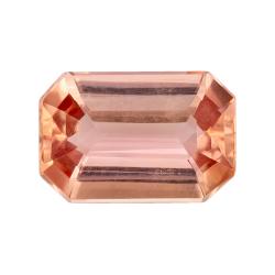 Topaz Emerald 0.52 carat Pink Orange Photo