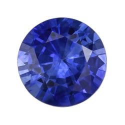 Sapphire Round 0.61 carat Blue Photo