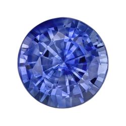 Sapphire Round 0.80 carat Blue Photo