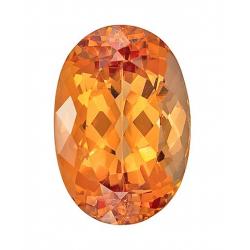 Topaz Oval 3.70 carat Pink Orange Photo