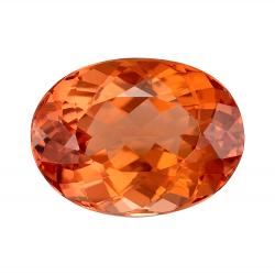 Topaz Oval 2.50 carat Pink Orange Photo