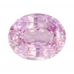 Sapphire Oval 3.60 carat Pink Photo
