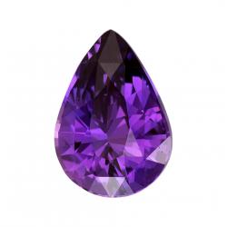 Sapphire Pear 2.06 carat Purple Photo