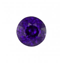 Sapphire Round 0.38 carat Purple Photo