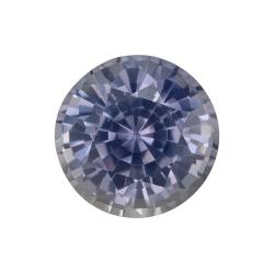 Sapphire Round 0.82 carat Gray Photo