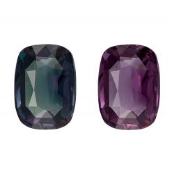 Alexandrite Cushion 1.15 carat Purple/Green Photo