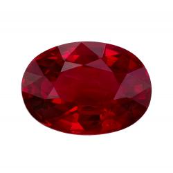Ruby Oval 1.19 carat Red Photo