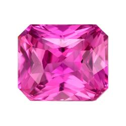 Sapphire Radiant 2.35 carat Pink Photo