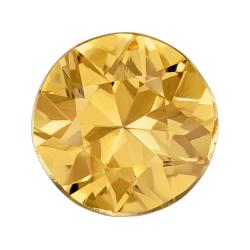 Topaz Round 0.49 carat Yellow Orange Photo