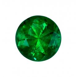 Emerald Round 0.50 carat Green Photo