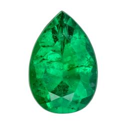 Emerald Pear 0.42 carat Green Photo