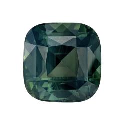Sapphire Cushion 1.78 carat Green Photo