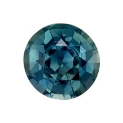 Sapphire Round 1.05 carat Blue Green Photo