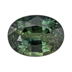 Sapphire Oval 1.09 carat Green Photo