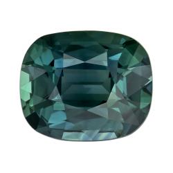 Sapphire Cushion 1.71 carat Blue Green Photo