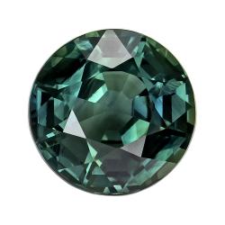 Sapphire Round 1.53 carat Blue Green Photo