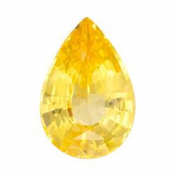 Sapphire Pear 2.06 carat Yellow Photo