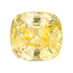 Sapphire Cushion 1.27 carat Yellow Photo