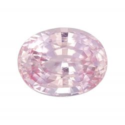 Sapphire Oval 0.76 carat Pink Orange Photo