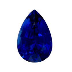 Sapphire Pear 1.33 carat Blue Photo