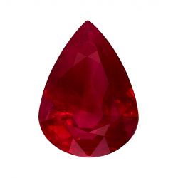 Ruby Pear 1.52 carat Red Photo