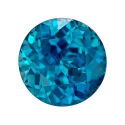 Zircon Round 10.20 carat Blue Photo