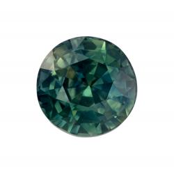Sapphire Round 1.19 carat Green Photo