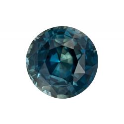 Sapphire Round 1.22 carat Blue Green Photo