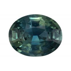 Sapphire Oval 2.10 carat Blue Green Photo